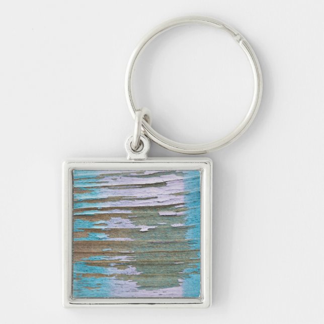 Grafitti slut-ups 2 fyrkantig silverfärgad nyckelring (Framsidan)