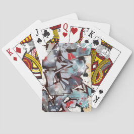 Grafitti som leker kort spelkort