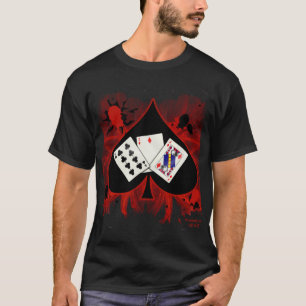 Grafitti som leker kortskjortan tee shirt
