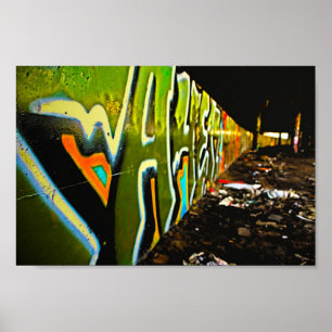 Grafittiaffisch #4 poster