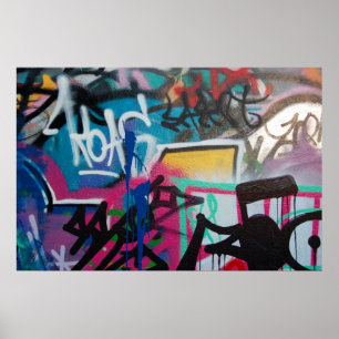grafittiaffisch poster