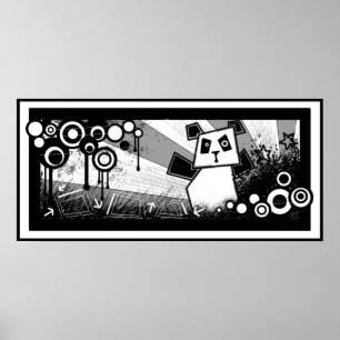 Grafittiaffisch Poster