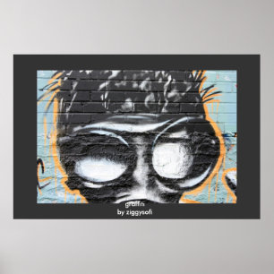 grafittiaffischtryck poster
