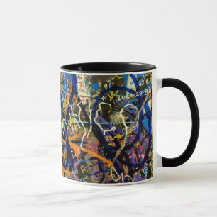 Grafittibakgrund Mugg