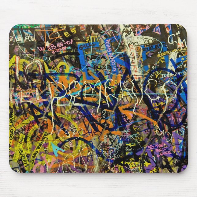 Grafittibakgrund Musmatta (Framsidan)