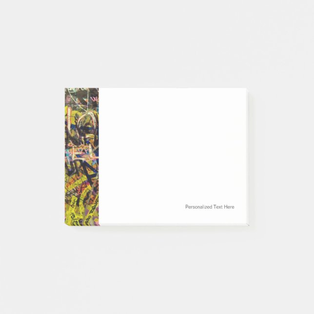 Grafittibakgrund Post-it Block (Framsida)