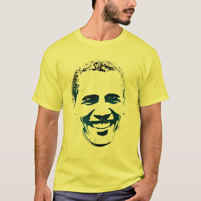 GrafittiBarack Obama T-tröja T-shirt (Framsida)