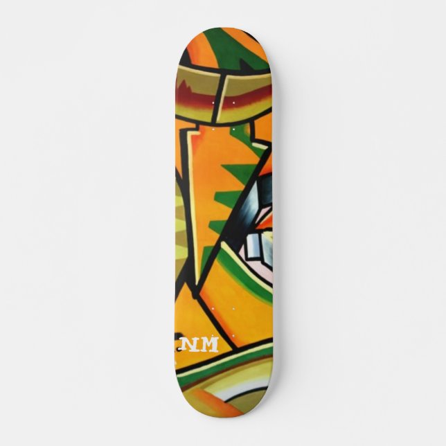 grafittidäck skateboard bräda 20 cm (Framsida)