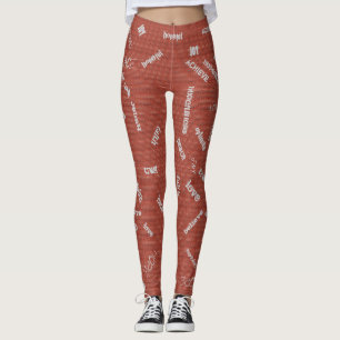 Grafittidamasker för uppmuntran leggings