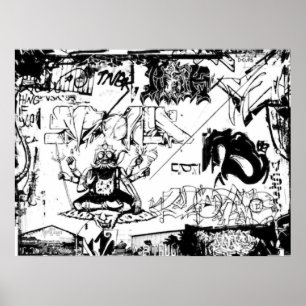 Grafittifröjd Poster