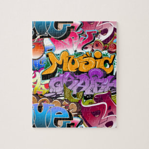 Grafittigatakonst Pussel
