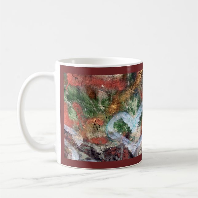 Grafittihjärtamugg med det Henri Nouwen Kaffemugg (Vänster)