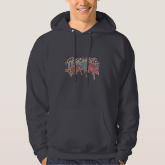 GrafittiHoodie Sweatshirt Med Luva