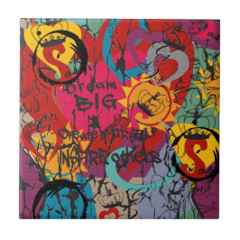 Grafittikärlek Kakelplatta