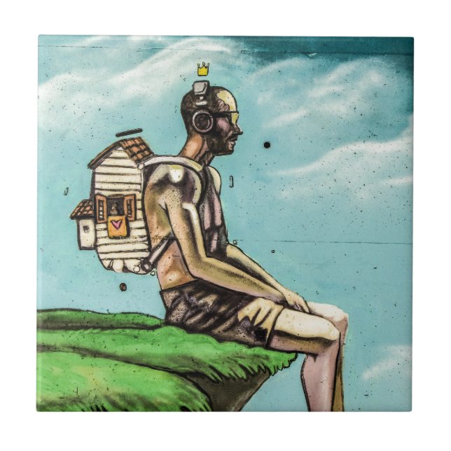 Grafittiklippkant Kakelplatta (Framsidan)