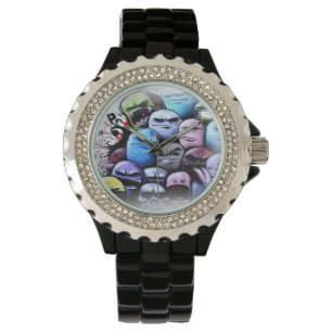 Grafittiklocka Armbandsur