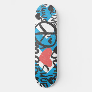 GrafittiLt. Rosor Skateboard Bräda 21,5 Cm