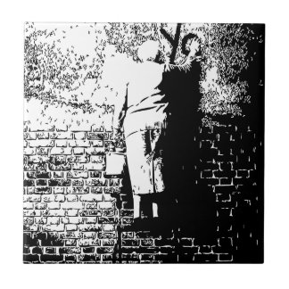 Grafittimormor Kakelplatta