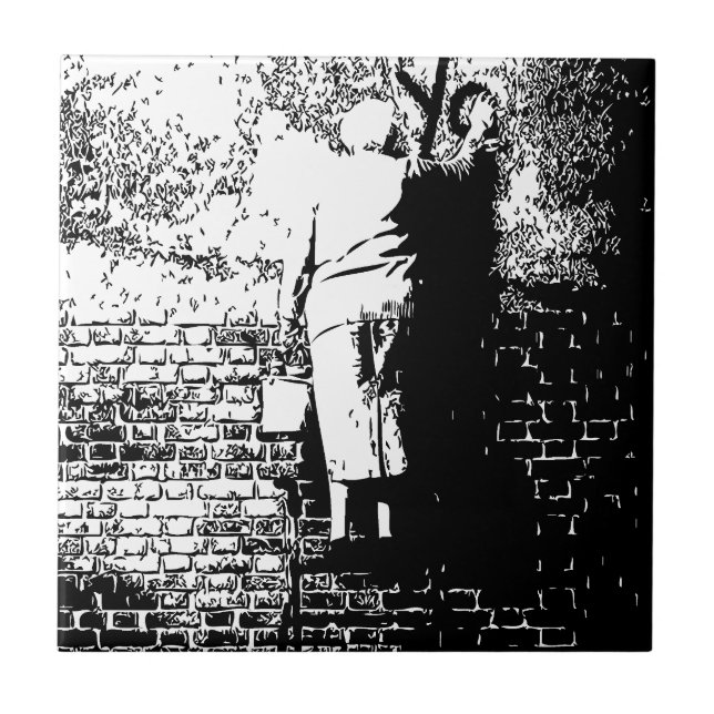 Grafittimormor Kakelplatta (Framsidan)