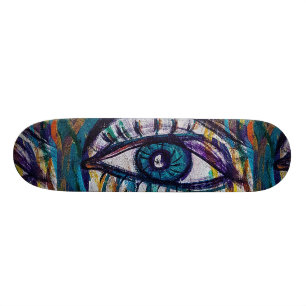 Grafittiöga Mini Skateboard Bräda 18,5 Cm