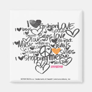 Grafittiorange Magnet