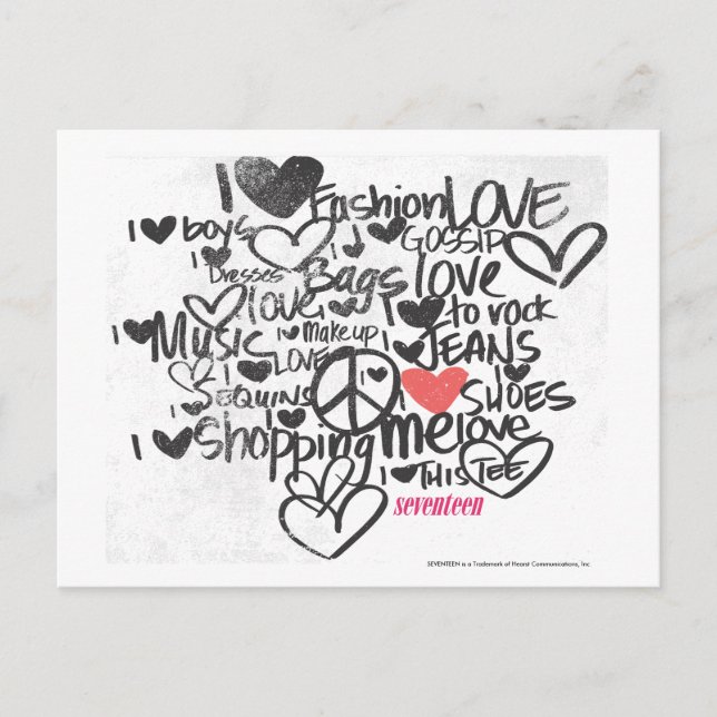 Grafittirosor Vykort (Framsida)