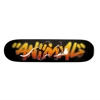 GrafittiSkateboard - djur insida Skateboard Bräda 20,5 Cm