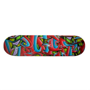 Grafittiskridskon stiger ombord mini skateboard bräda 18,5 cm