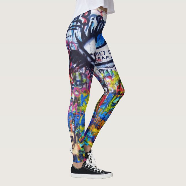 Grafittisteetkonst Leggings (Höger)