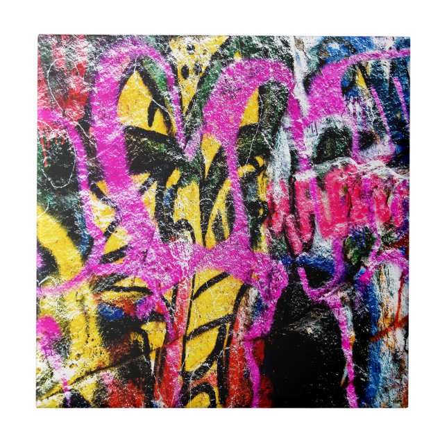 Grafittisten 2 kakelplatta (Framsidan)