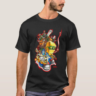 Grafittitecken - det mer hård - T-tröja T-shirt