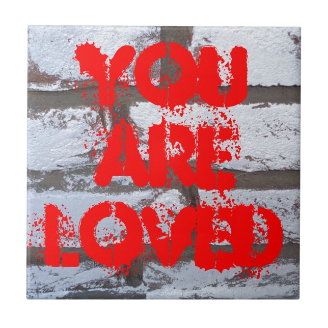 Grafittitegelstenar Kakelplatta (Framsidan)