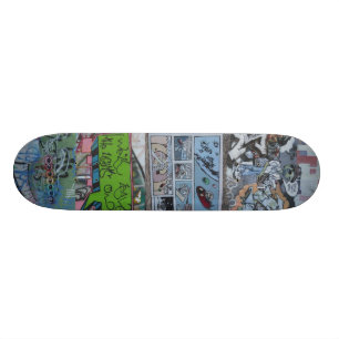 Grafittivägg - (St Louis, Mo) Skateboard Bräda 21,5 Cm