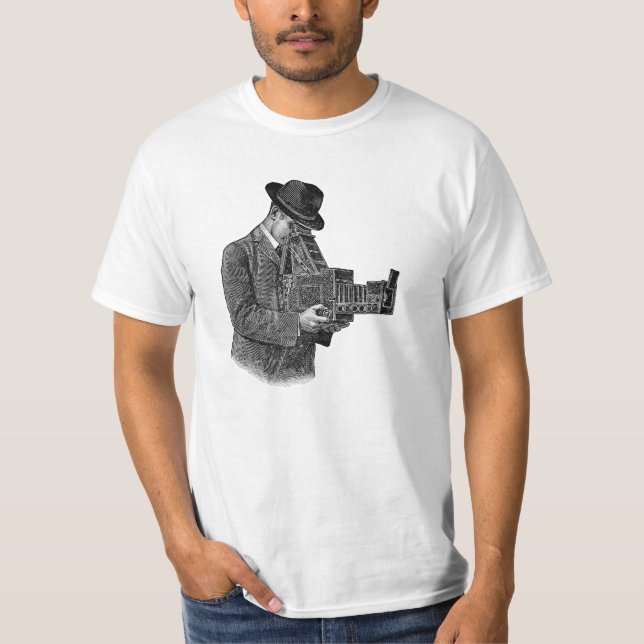 "Graflex Camera" Annons T-Shirt (Framsida)