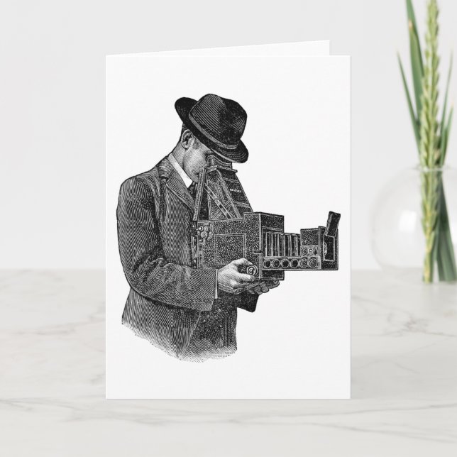 "Graflex Camera" Annonshälsningskort Kort (Framsida)