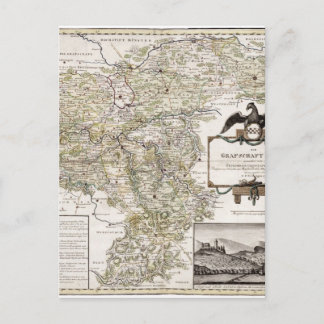 Grafschaft Mark 1791 Friedrich - Old karta Vykort