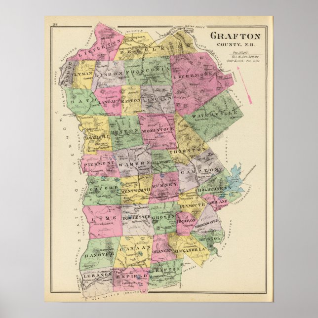 Grafton County, NH Poster (Framsidan)