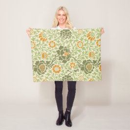 Grafton Mönster (av William Morris) Fleecefilt