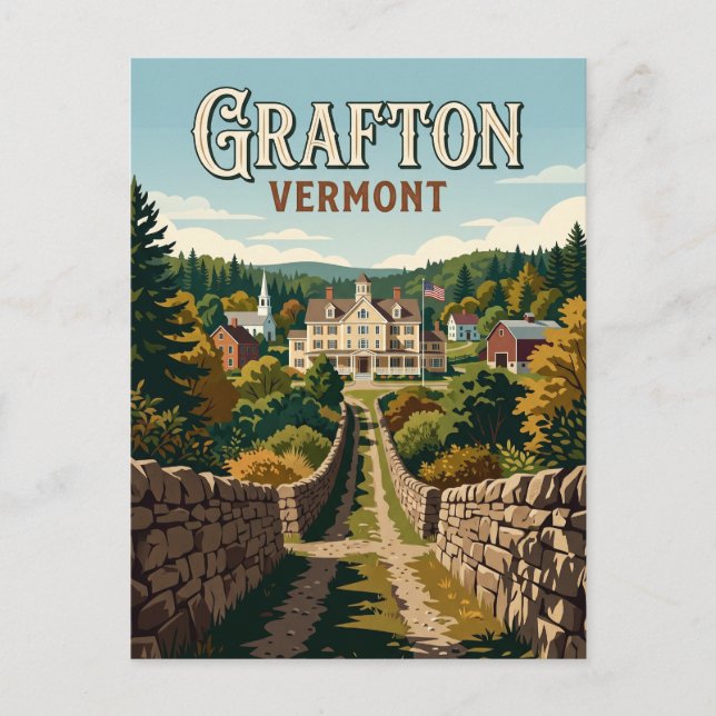 Grafton USA Vykort (Framsida)