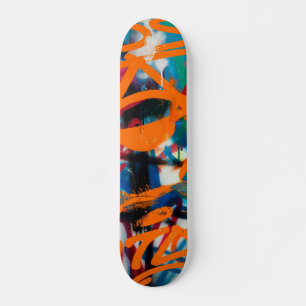 Grafulli and Street Art Mini Skateboard Bräda 18,5 Cm