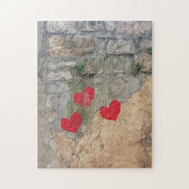 Grafulli Hearts Pussel (Vertikal)