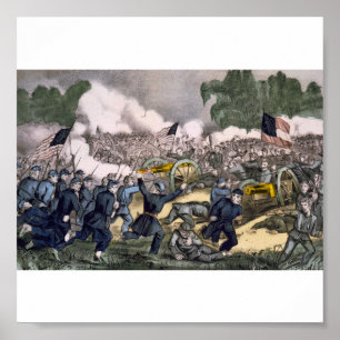 Gräget vid Gettysburg, Pa. 3 juli 1863 Poster