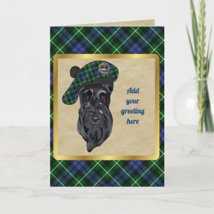 Graham Badge & Tartan Personlig Card Kort