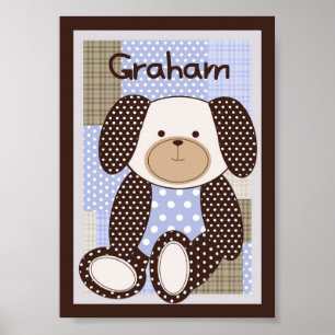 Graham Crackers Baby Bedding Wall Art Poster