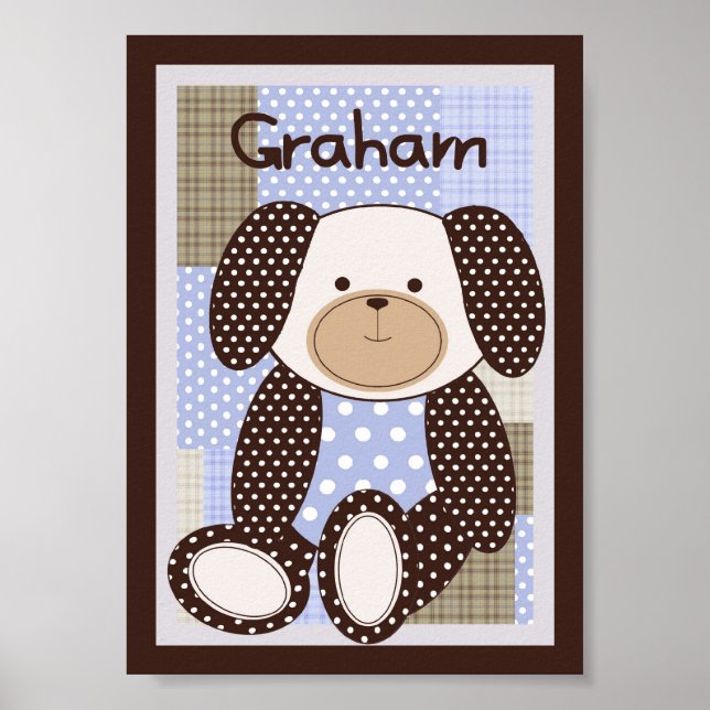 Graham Crackers Baby Bedding Wall Art Poster (Framsidan)