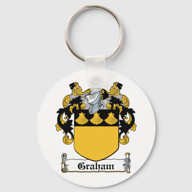 Graham Family Crest Nyckelring (Framsida)