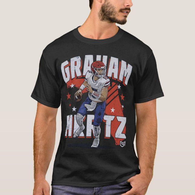 Graham Mertz College State T Shirt (Framsida)