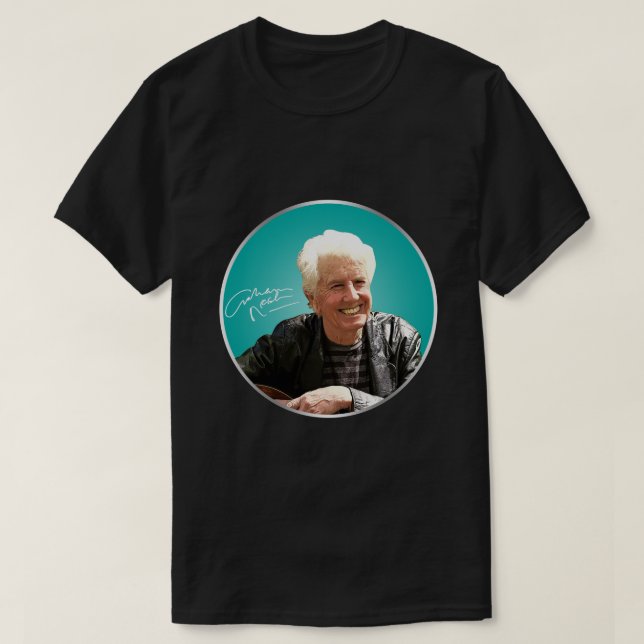 Graham Nash Namnteckning Gift för Fläkt T Shirt (Design framsida)