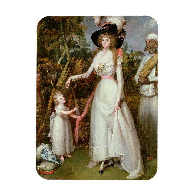 Graham of Kinross, hennes dotter och en Jamadar Magnet (Vertikal)