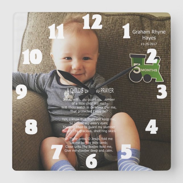 GRAHAM R HAYS FYRKANTIG KLOCKA (Framsida)